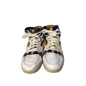 Nike Air Flight Huarache Shoes GS Lakers Kobe 705281-101 Sneaker Youth Kids 7Y